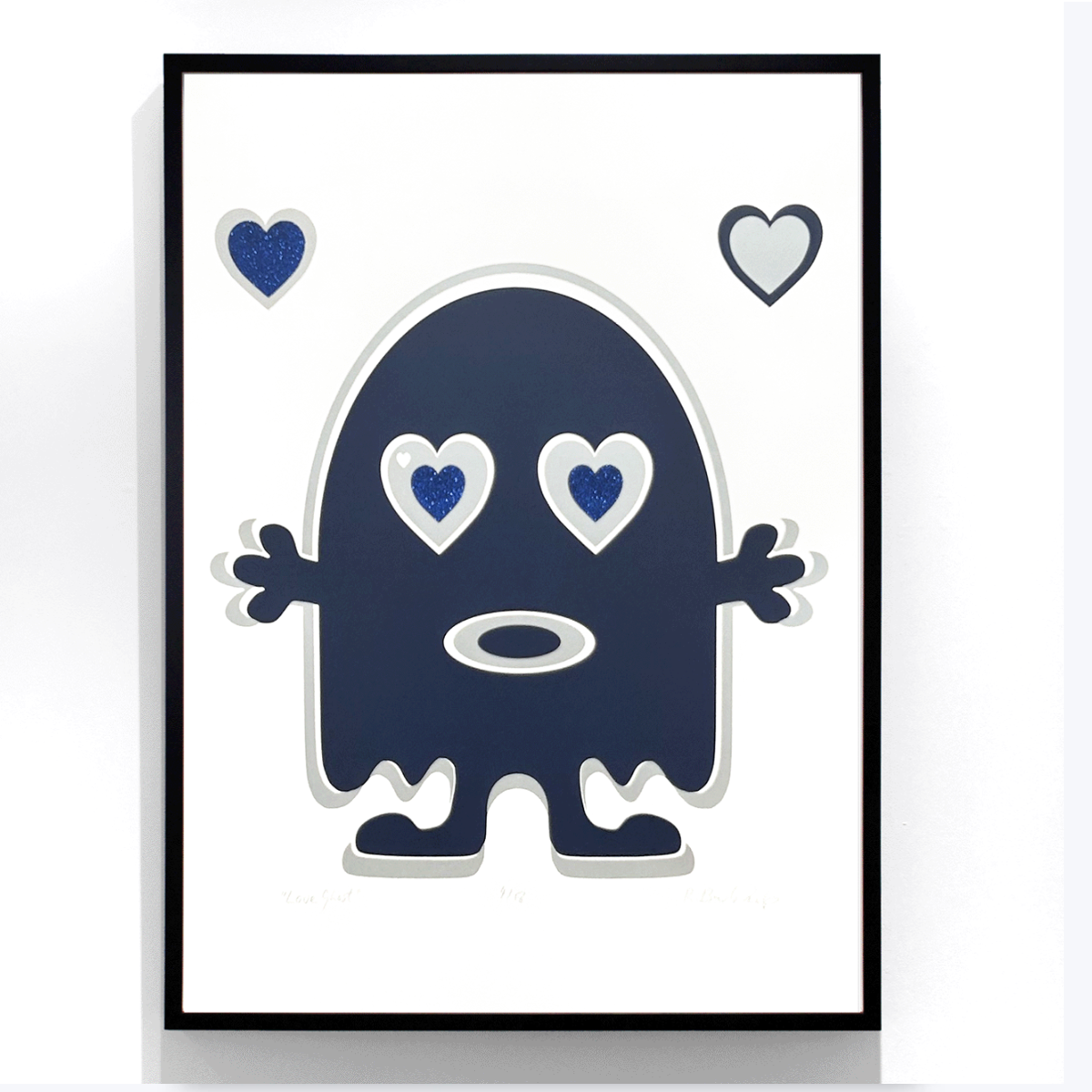 Richard Boyd-Dunlop Yeah Nah Digital Print Pop Art Colourful Limited Edition Print Boyd-Dunlop gallery Contemporary Art Love Ghost Kind World Love Framing Frame screenprint