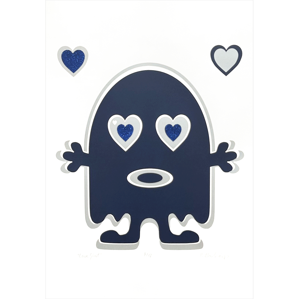 Richard Boyd-Dunlop Acrylic on Canvas Glitter Dust Painting Abstract Introduction Paintings Boyd-Dunlop Gallery Contemporary Fine Art Hawkes Bay Napier Hastings Street