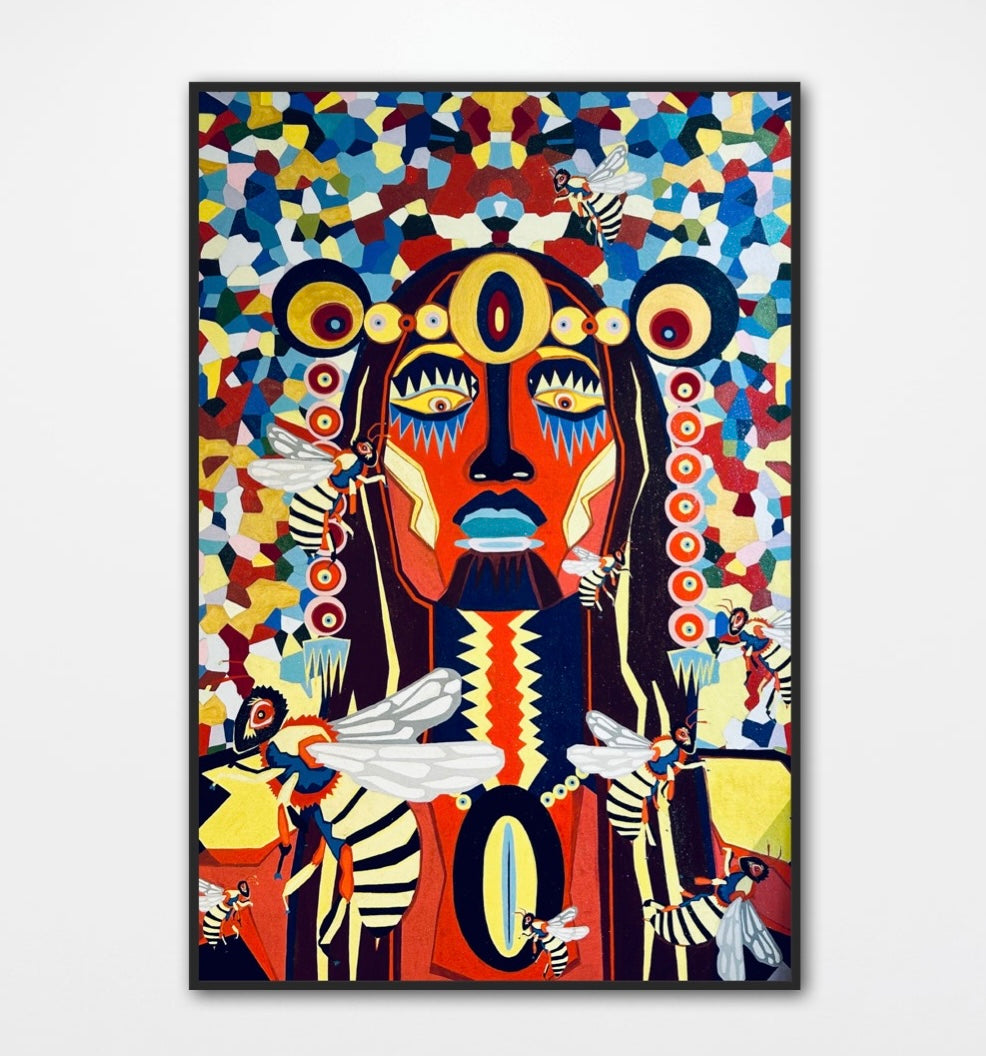 Warrior Woman and Fragments, 2023
