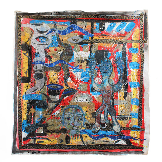 Richard Boyd-Dunlop Acrylic on Canvas Glitter Dust Painting Abstract Introduction Paintings Boyd-Dunlop Gallery Contemporary Fine Art Hawkes Bay Napier Hastings Street Art Dealer Artist Painter Art Collection Large Paintings Colourful Exhibition Canvas Collage Metallic 											